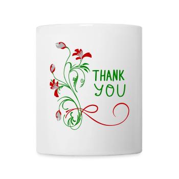 Thank You - Mug - white - Front