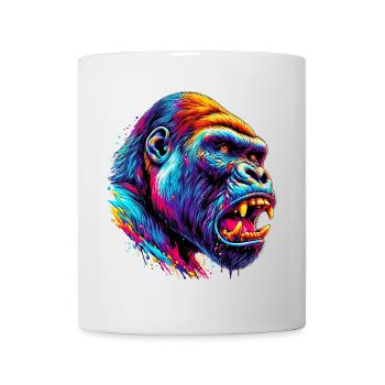 Gorille - Mug blanc - blanc - Devant