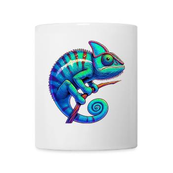 Caméléon - Mug blanc - blanc - Devant