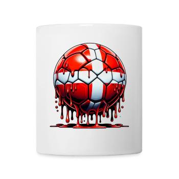 Denmark Football Liquid - Mug - white - Front
