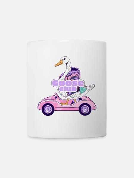 Conception fantaisiste du manège Goose Club - Mug blanc - blanc