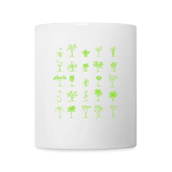 Plants and Trees in Green - Mug - white - Front