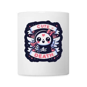 Sweet Death with Wings and Flowers - Mug - white - Front