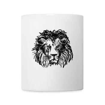 Lion - Mug blanc - blanc - Devant