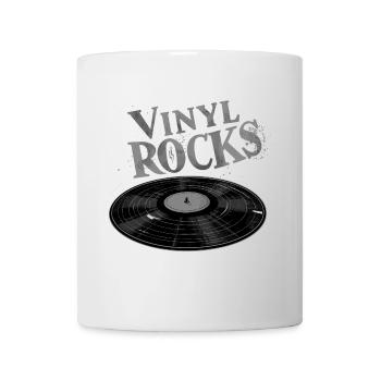 vinyl rocks - Tasse - Weiß - Vorne