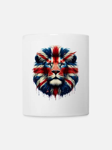 British English Lion - Mug - white