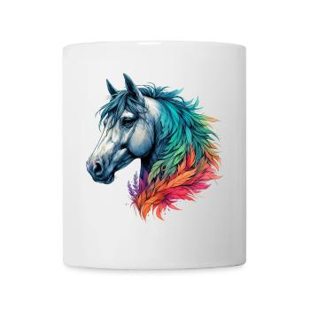 Pferd - Tasse - Weiß - Vorne