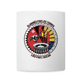 Emblème culturel indigène et maritime - Mug blanc - blanc - Devant