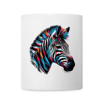 Zebra - Tasse - Weiß - Vorne