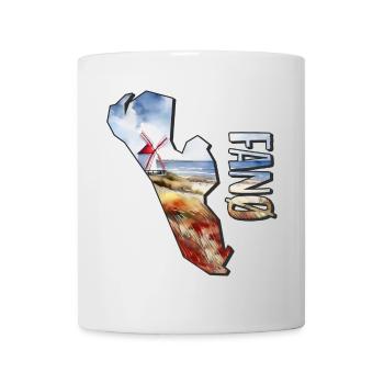 Watercolor Map Fanø - Mug - white - Front