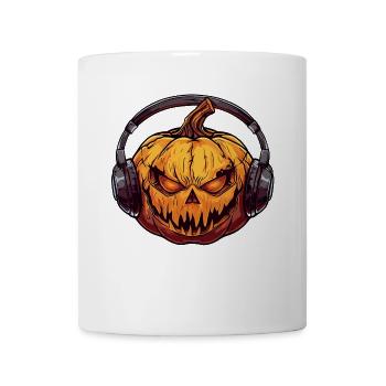 Halloween Music Pumpkin - Mug - white - Front