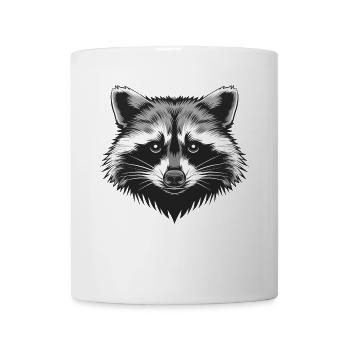 Waschbär - Tasse - Weiß - Vorne