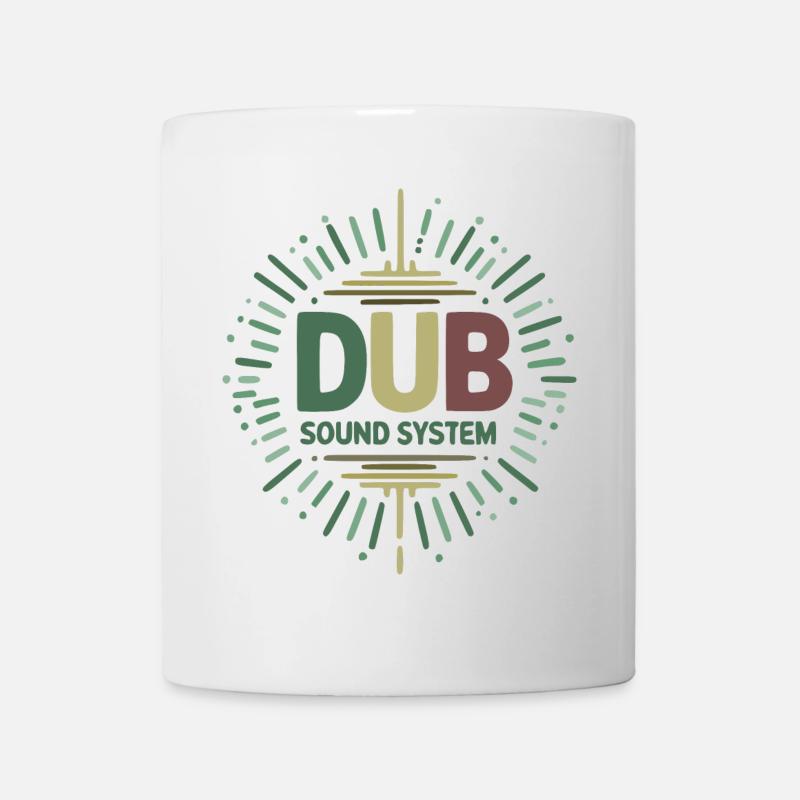 dub sound system design - Mug - white