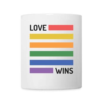 LGBT Pride Month - Love Wins - Mug - white - Front