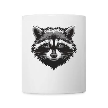 Waschbär - Tasse - Weiß - Vorne