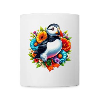 Papageitaucher - Tasse - Weiß - Vorne