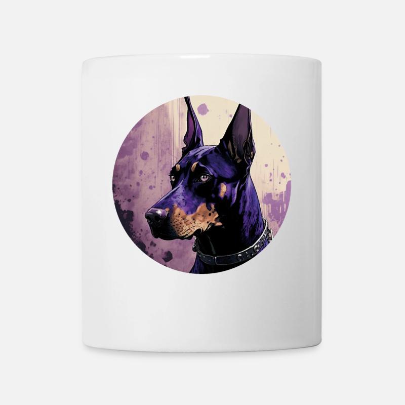 Cooler Dobermann - Tasse - Weiß