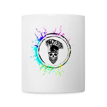 Koch skull icon - Mug - white - Front