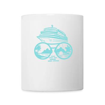Kreuzfahrtschiff Kreuzfahrt - Tasse - Weiß - Vorne