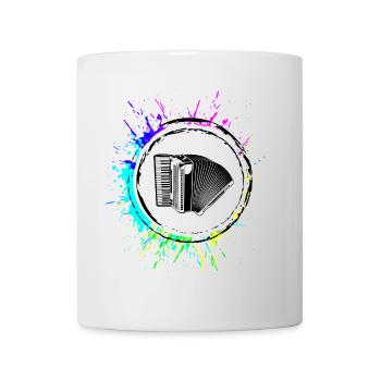 Musique d’accordéon - Mug blanc - blanc - Devant