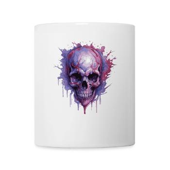 Totenkopf - Tasse - Weiß - Vorne