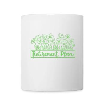 Gartenarbeit Gärtner - Tasse - Weiß - Vorne