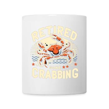 Rentner gehen auf Krabbenfang - Tasse - Weiß - Vorne