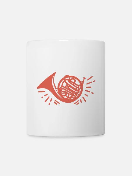 Waldhorn - Tasse - Weiß