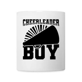 Garçon pom-pom girl - Mug blanc - blanc - Devant