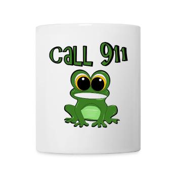 Frosch Grenouille - Tasse - Weiß - Vorne