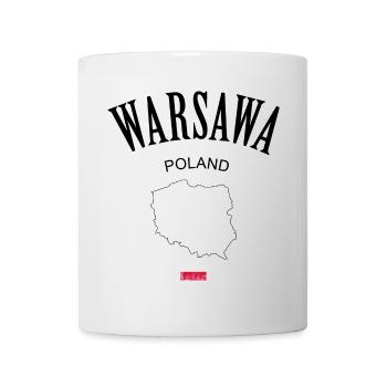 Polish Flag Minimalist Emblem - Mug - white - Front