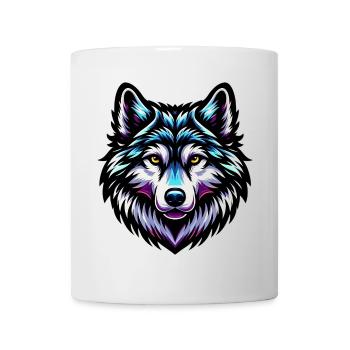 Wolf - Tasse - Weiß - Vorne