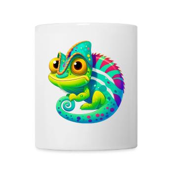 Caméléon - Mug blanc - blanc - Devant