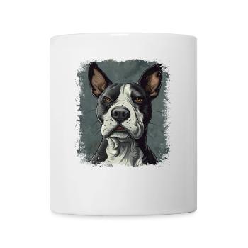 Bull terrier - Mug blanc - blanc - Devant