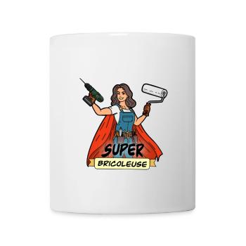 Super Bricoleuse - Mug blanc - blanc - Devant