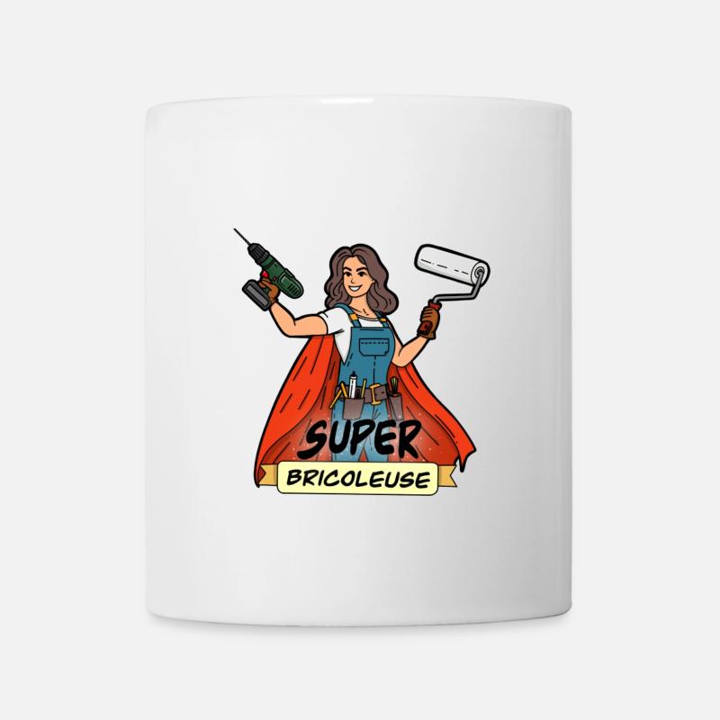 Super Bricoleuse - Mug blanc - blanc