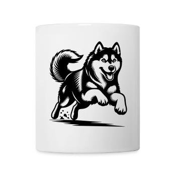 Husky sibérien - Mug blanc - blanc - Devant
