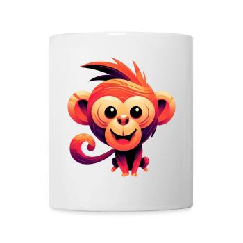 Monkey - Mug - white - Front