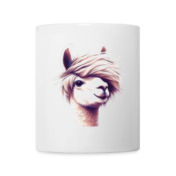 Alpaka - Tasse - Weiß - Vorne