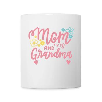 Muttertag für Mama und Oma - Tasse - Weiß - Vorne