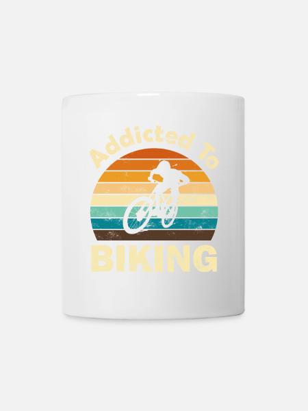 Mountain Bike Fahrrad - Mug - white