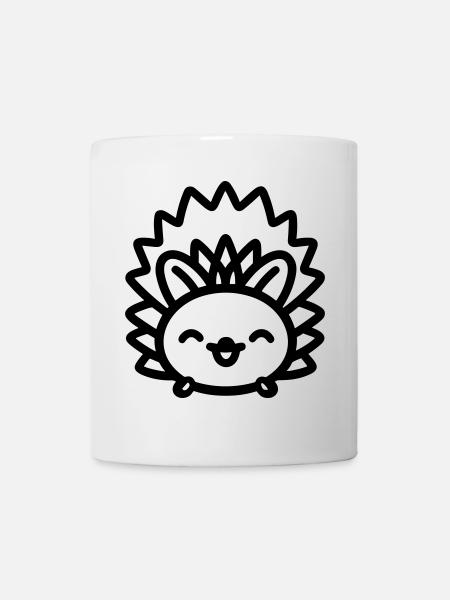 Igel - Tasse - Weiß