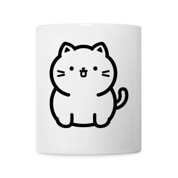 Katze - Tasse - Weiß - Vorne