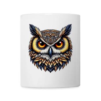 Eule - Tasse - Weiß - Vorne