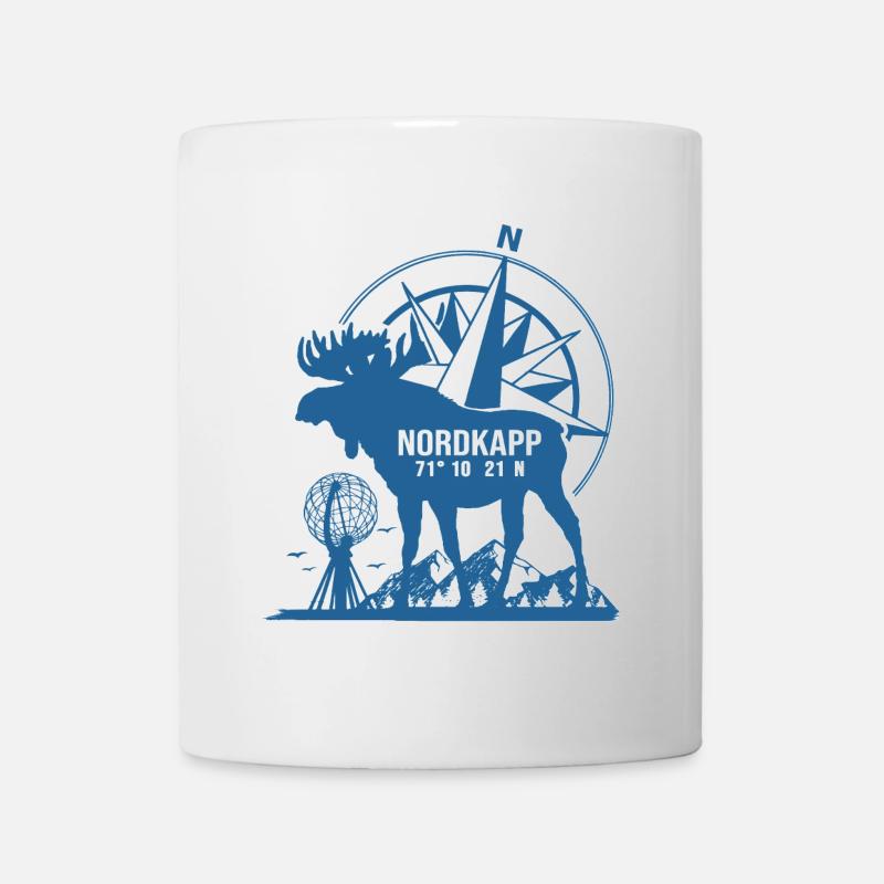 North Cape NordKapp Cap Nord - Mug blanc - blanc