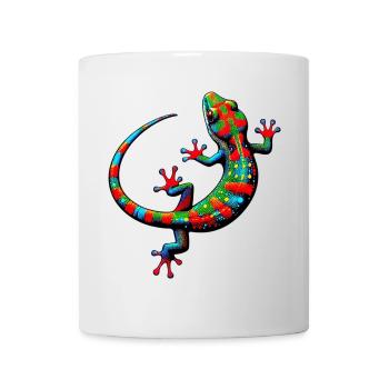 Gecko - Tasse - Weiß - Vorne
