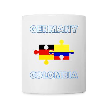 Puzzle Allemand Colombien - Mug blanc - blanc - Devant