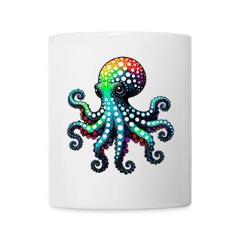 Pieuvre - Mug blanc - blanc - Devant