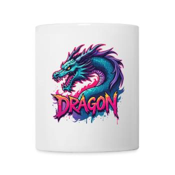 Dragon Fantaisie Magie Mysticisme Mythologie Créature - Mug blanc - blanc - Devant