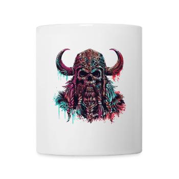 Viking Odin Skeleton - Mug - white - Front
